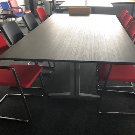 Kembo vergadertafel 280 x 140 cm met nieuw blad