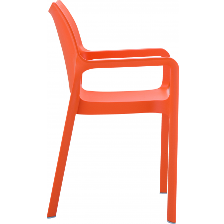 Siesta Diva 4-pootsstoel oranje