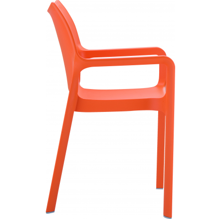 Siesta Diva 4-pootsstoel oranje Siesta Diva 4-pootsstoel oranje