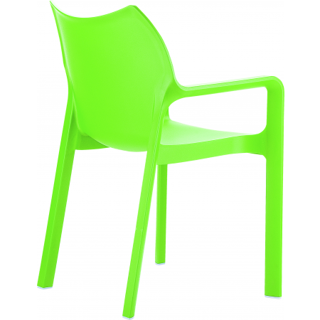 Siesta Diva 4-pootsstoel lime Siesta Diva 4-pootsstoel lime