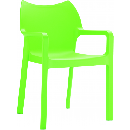 Siesta Diva 4-pootsstoel lime Siesta Diva 4-pootsstoel lime