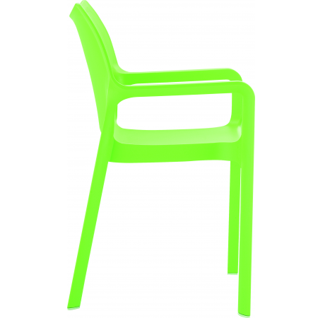 Siesta Diva 4-pootsstoel lime Siesta Diva 4-pootsstoel lime