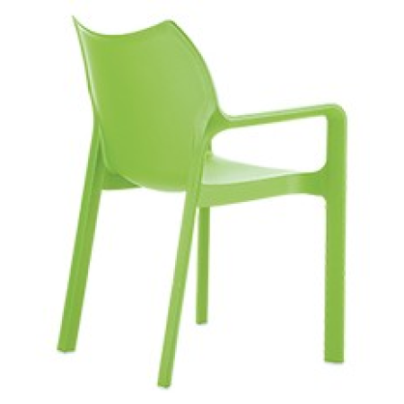 Siesta Diva 4-pootsstoel lime Siesta Diva 4-pootsstoel lime