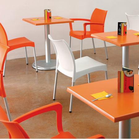 Siesta Vita 4-poots stoel oranje