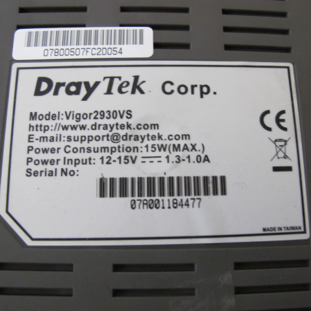 Draytek Vigor 2930vs Dual Wan broadband router Draytek Vigor 2930vs Dual Wan broadband router