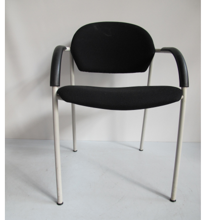Aspa Klober 555 vergaderstoel zwart / grijs Aspa Klober 555 vergaderstoel zwart / grijs