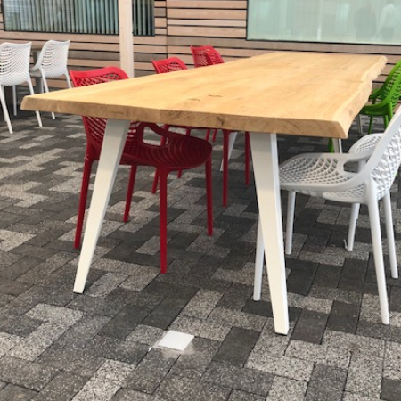 Boomstamtafel 400 x 100 cm, nieuw Boomstamtafel 400 x 100 cm, nieuw