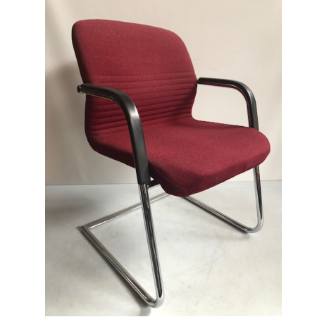 Wilkhahn 212 sledestoel, rood Wilkhahn 212 sledestoel, rood