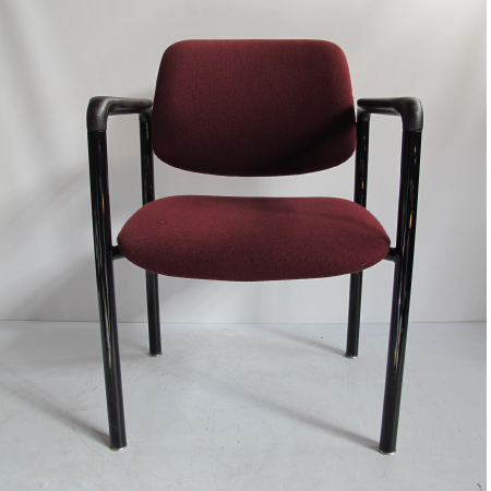 Vepa 300 vergaderstoel bordeaux rood Vepa 300 vergaderstoel bordeaux rood