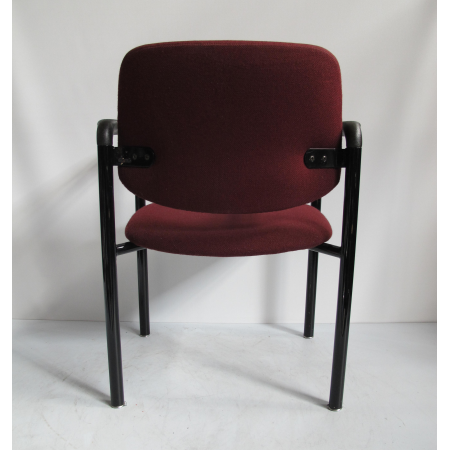 Vepa 300 vergaderstoel bordeaux rood Vepa 300 vergaderstoel bordeaux rood