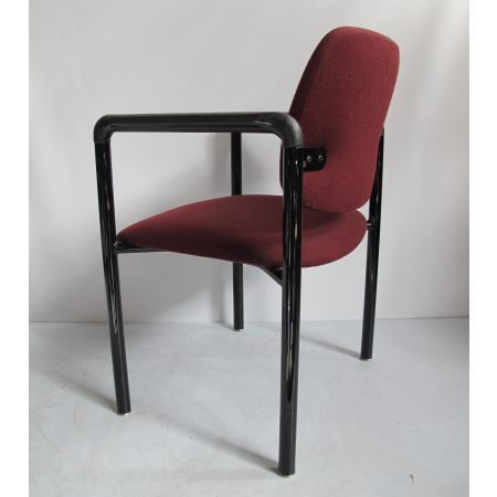 Vepa 300 vergaderstoel bordeaux rood Vepa 300 vergaderstoel bordeaux rood