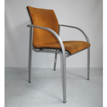 Kembo Kion, cognac bruin met zilver grijs frame Kembo Kion, cognac bruin met zilver grijs frame