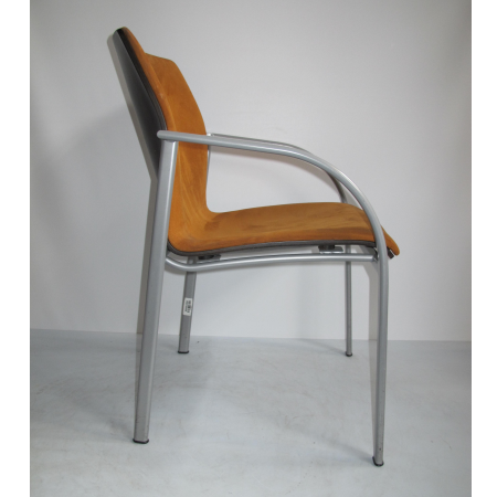 Kembo Kion, cognac bruin met zilver grijs frame Kembo Kion, cognac bruin met zilver grijs frame