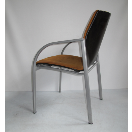 Kembo Kion, cognac bruin met zilver grijs frame Kembo Kion, cognac bruin met zilver grijs frame
