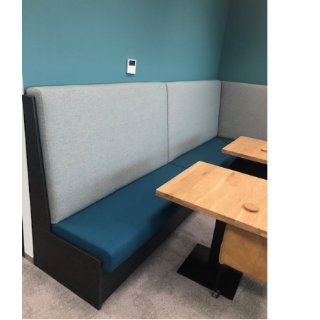 Kwadrant maatwerk hoek treinbank, nieuw Kwadrant maatwerk hoek treinbank, nieuw