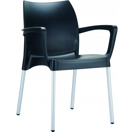 Siesta Dolce 4-poots stoel zwart Siesta Dolce 4-poots stoel zwart
