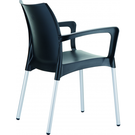 Siesta Dolce 4-poots stoel zwart Siesta Dolce 4-poots stoel zwart