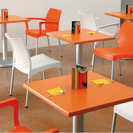 Siesta Dolce 4-poots stoel oranje