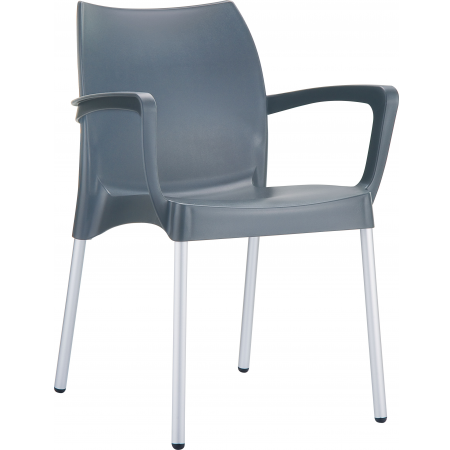 Siesta Dolce 4-poots stoel antraciet Siesta Dolce 4-poots stoel antraciet