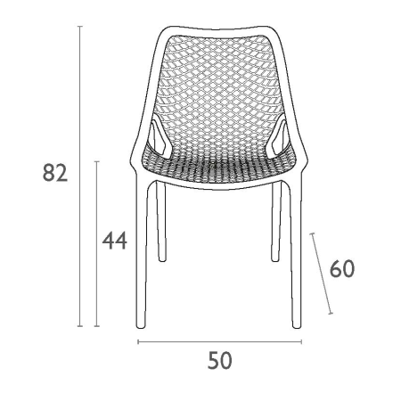 Siesta Air designstoel geel