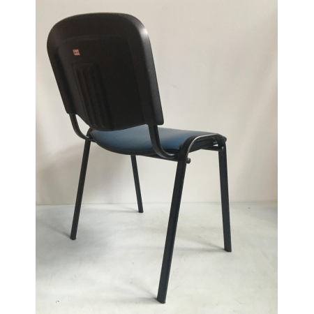 Ekwo wachtkamerstoel blauw leer Ekwo wachtkamerstoel blauw leer