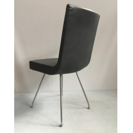Montis designstoel zwart leer Montis designstoel zwart leer