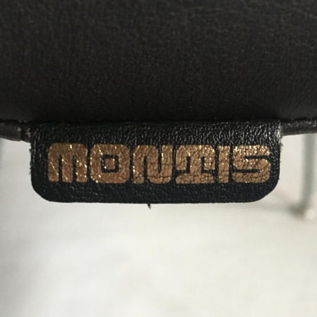 Montis designstoel zwart leer Montis designstoel zwart leer