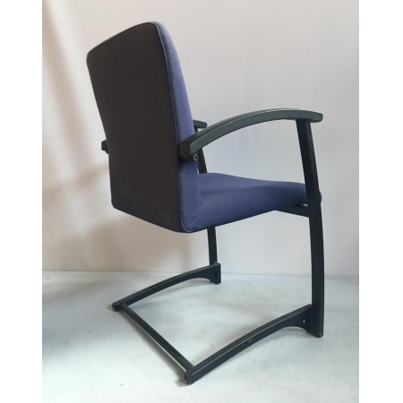 Kinnarps sledestoel blauw Kinnarps sledestoel blauw
