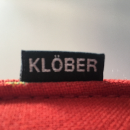 Klöber sledestoel rood Klöber sledestoel rood