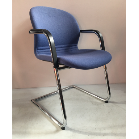 Wilkhahn sledestoel blauw Wilkhahn sledestoel blauw