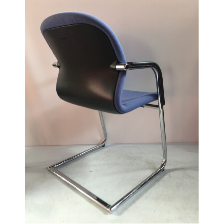 Wilkhahn sledestoel blauw Wilkhahn sledestoel blauw