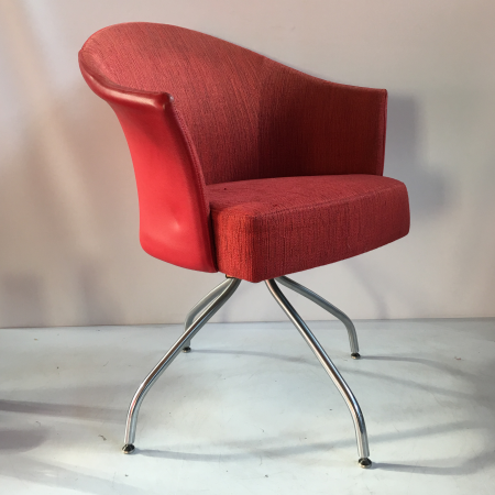 Montis fauteuil draaibaar rood Montis fauteuil draaibaar rood