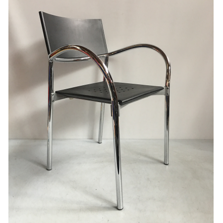 Segis Breeze zwart, verchroomd frame Segis Breeze zwart, verchroomd frame