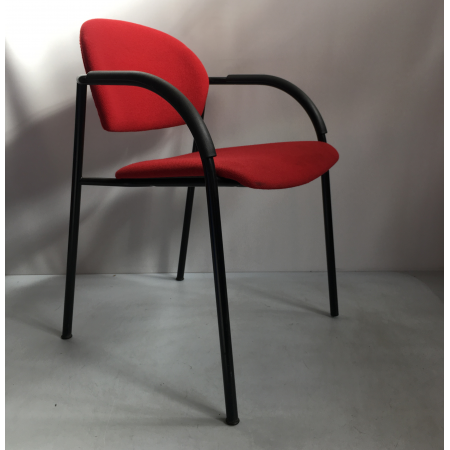 Assenburg vergaderstoel rood Assenburg vergaderstoel rood