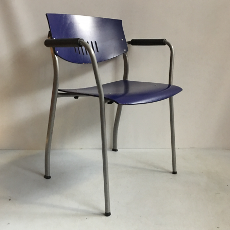 Ahrend wachtkamerstoel blauw Ahrend wachtkamerstoel blauw