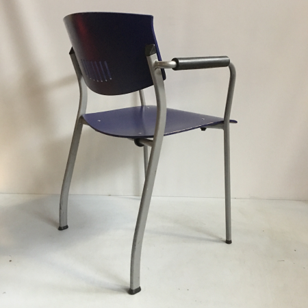 Ahrend wachtkamerstoel blauw Ahrend wachtkamerstoel blauw
