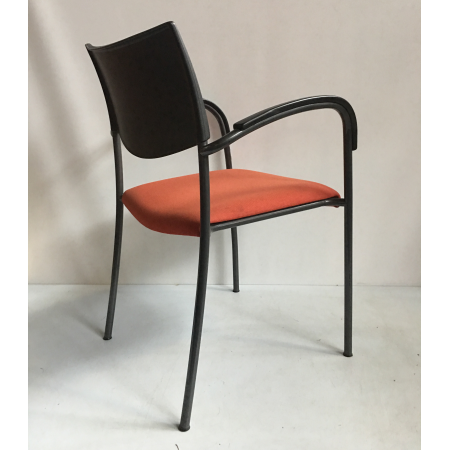 Kusch Co vergaderstoel oranje/zwart Kusch Co vergaderstoel oranje/zwart