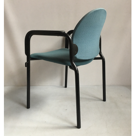 Klober conferentiestoel blauw Klober conferentiestoel blauw