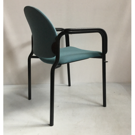 Klober conferentiestoel blauw Klober conferentiestoel blauw