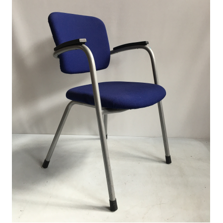 Asko vergaderstoel blauw Asko vergaderstoel blauw