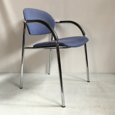 Thonet conferentiestoel blauw Thonet conferentiestoel blauw
