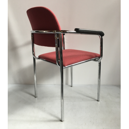 Rohde en Grahl design stoel rood Rohde en Grahl design stoel rood