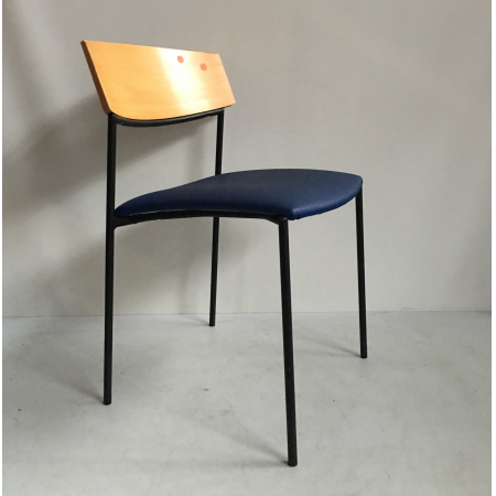 EFE wachtkamerstoel blauw EFE wachtkamerstoel blauw