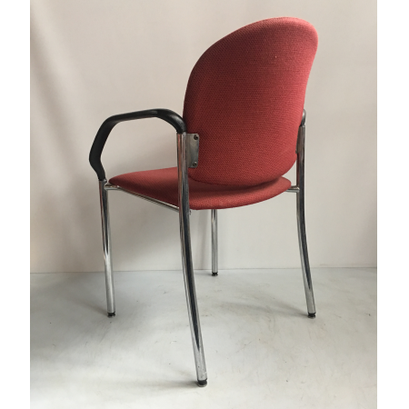 Rohde en Grahl vergaderstoel rood Rohde en Grahl vergaderstoel rood