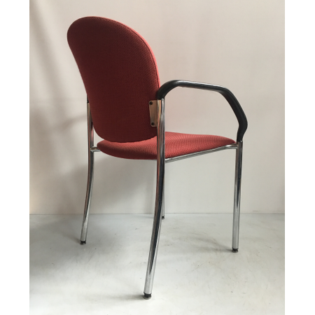 Rohde en Grahl vergaderstoel rood Rohde en Grahl vergaderstoel rood