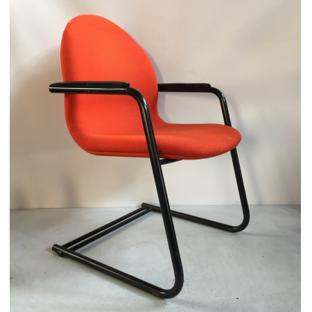 Gispen Labofa sledestoel rood Gispen Labofa sledestoel rood