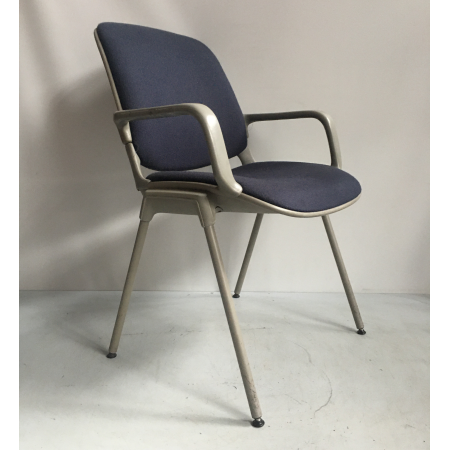 Comforto bezoekersstoel blauw Comforto bezoekersstoel blauw