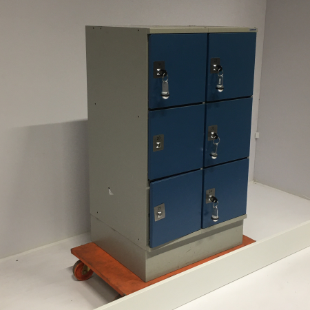 Oostwoud lockerkast grijs/blauw Oostwoud lockerkast grijs/blauw