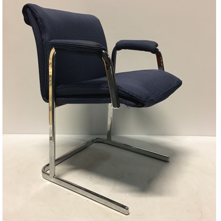 Sledestoel blauw patroon Sledestoel blauw patroon