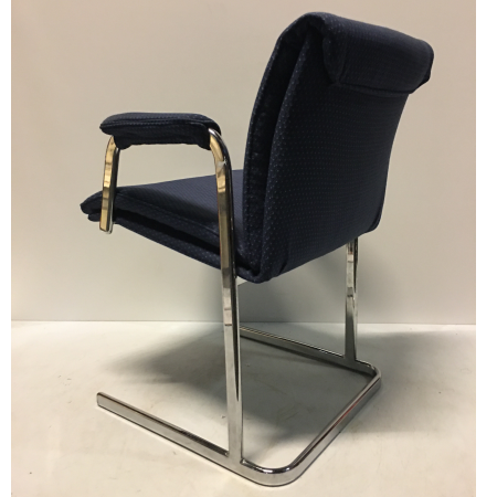 Sledestoel blauw patroon Sledestoel blauw patroon